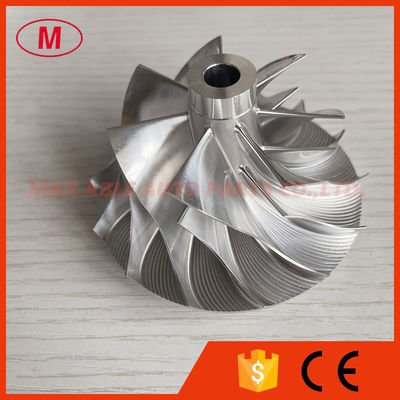 S00V111 173796 55.81/77.27mm 7+7 blades  aluminum 2618/milling /billet compressor wheel for 173900