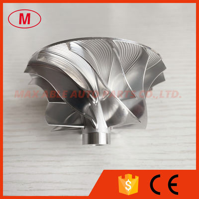 S00V111 173796 55.81/77.27mm 7+7 blades  aluminum 2618/milling /billet compressor wheel for 173900