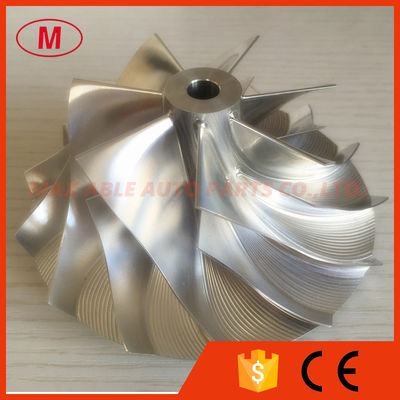 HY55 69.91/103.00mm 7+7 blades high performance turbo billet compressor wheel for 4046945/
