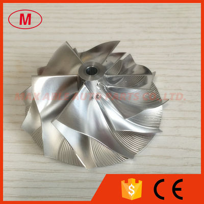 TD05H 20G 49179-43400 52.56/68.01mm 6+6 BLADES Turbocharger performance high blade aluminum 2618/billet compressor wheel