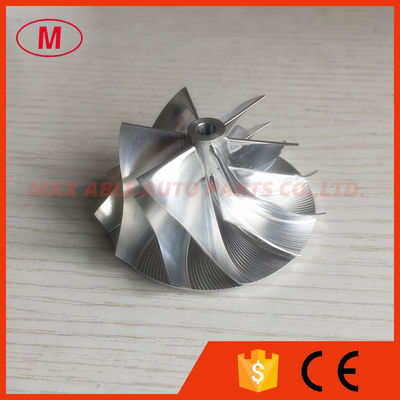 RHF5/RHF55 46.30/60.00mm 6+6 blades  performance turbo milling/billet compressor wheel