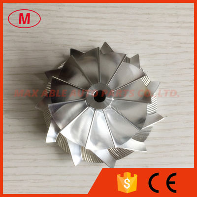 TD05H 49179-02712 56.24/75.00mm 11+0 blades high performance Lower blade turbo aluminum 2618/billet compressor wheel