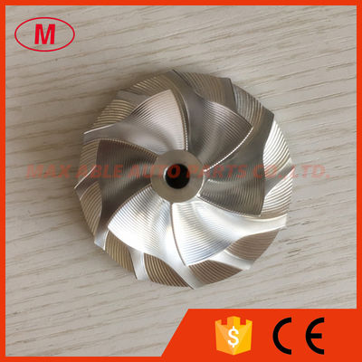 RHF55 46.52/68.01mm 6+6 blades point milling Turbo milling/aluminum 2618/billet compressor wheel