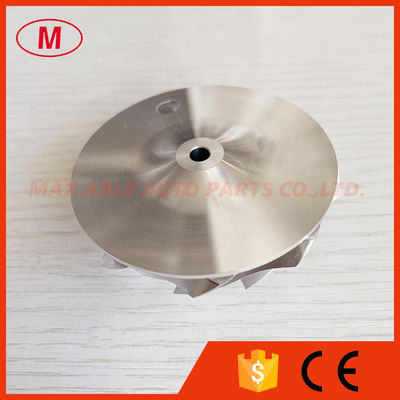K04 reverse 48.35/60.00mm 9+0 Blades Point milling turbo aluminum 2618/Milling/billet compressor wheel
