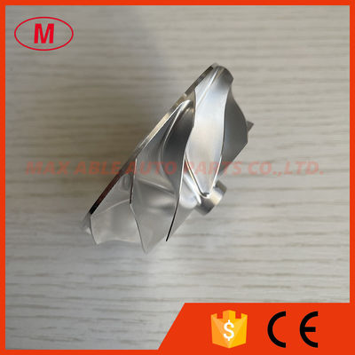 K04 reverse 48.35/60.00mm 9+0 Blades Point milling turbo aluminum 2618/Milling/billet compressor wheel