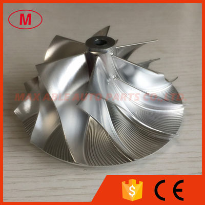 T04E 6+6 blades 62.80/88.00mm turbocharger milling/aluminum 2618/billet compressor wheel for racing
