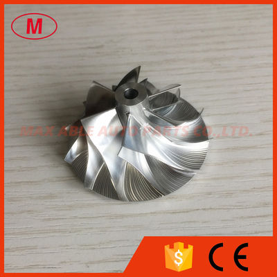 K04 34.53/50.96mm 6+6 blades 5304-123-2032 Turbo milling/aluminum 2618/billet compressor wheel for 5303-970-0048
