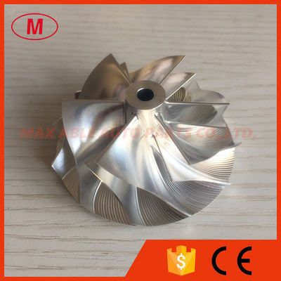 TD04HL 20T upgrade 50.00/61.01mm 6+6 blades Turbocharger milling/aluminum 2618/billet compressor wheel