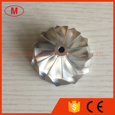 TD04HL 18T 45.01/56.02mm 11+0 blades 49189-43800 Turbocharger milling/aluminum 2618/billet compressor wheel