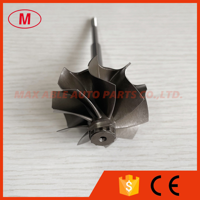 K24 9 blades 52.7/57mm  journal bearing turbo turbine wheel/turbine shaft wheel