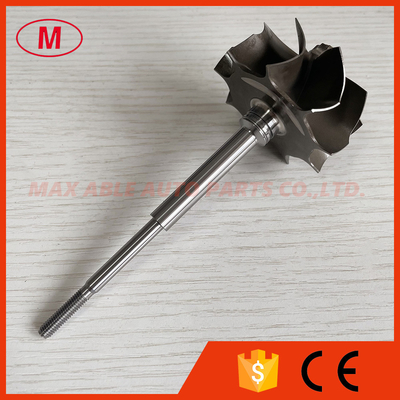 K24 9 blades 52.7/57mm  journal bearing turbo turbine wheel/turbine shaft wheel