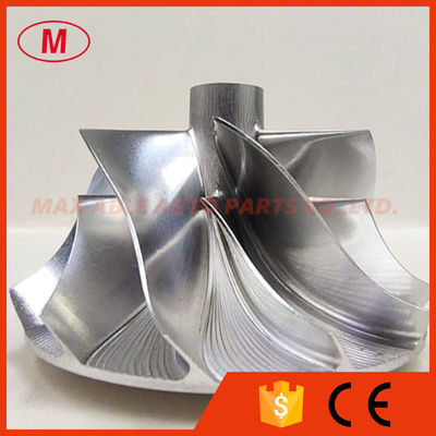 K04 40.50/53.00mm 6+6 blades performance aluminum 2618/milling/billet compressor wheel