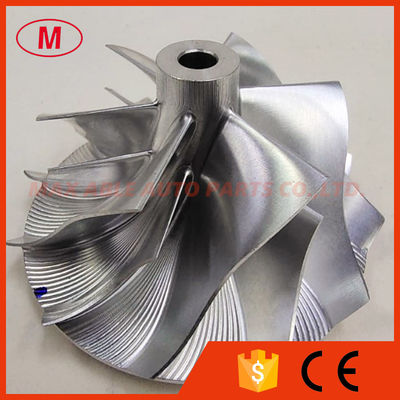 K04 reverse 40.50/53.00mm 6+6 blades performance aluminum 2618/milling/billet compressor wheel