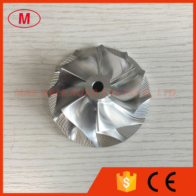 CT26 17291-17040 45.90/64.89mm 6+6 blades Turbo aluminum 2618/milling/billet compressor wheel for 17201-17040