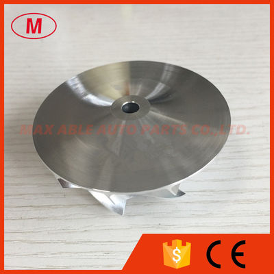 CT26 17291-17040 45.90/64.89mm 6+6 blades Turbo aluminum 2618/milling/billet compressor wheel for 17201-17040