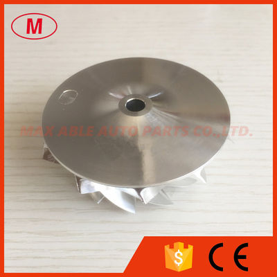 RHF5HB 93844S 47.20/60.00mm 11+0 blades high performance Turbo milling/aluminum 2618/billet compressor wheel  for VF22