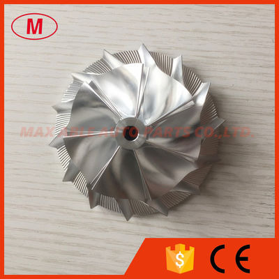 T04S 8635R P00767 62.30/86.15mm 7+7 blades High performance turbo aluminum 2618/milling/billet compressor wheel
