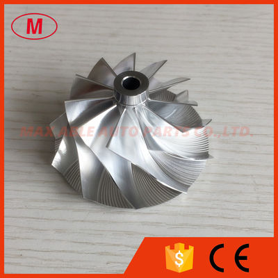 GT28 47.10/63.40mm 11+0 blades 55812/3712-0001 turbo milling/billet compressor wheel for 816365-0001/446179-0093