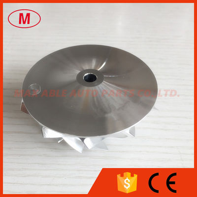 GT28 47.10/63.40mm 11+0 blades 55812/3712-0001 turbo milling/billet compressor wheel for 816365-0001/446179-0093
