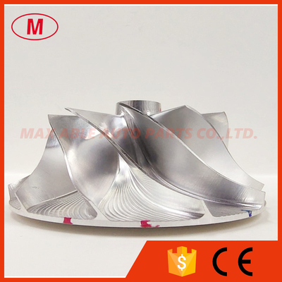 GT3080 59.40/80.30mm 11+0 blades turbo aluminum 2618/milling/billet compressor wheel for racing