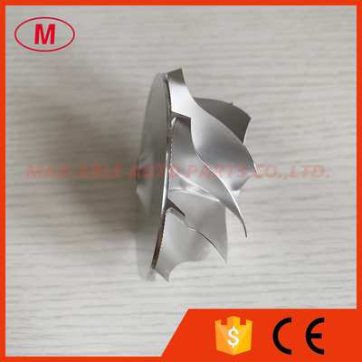 custom reverse 56.00/68.01mm 9+0 blades Point Milling,Snake Curve, Performance Turbo milling/billet compressor wheel