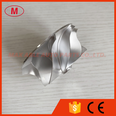 custom reverse 56.00/68.01mm 9+0 blades Point Milling,Snake Curve, Performance Turbo milling/billet compressor wheel