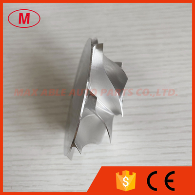 TD04 reverse 50.00/67.00mm 8+0blades Point Milling, Snake Curve,Twisted Blade, Performance Turbo billet compressor wheel