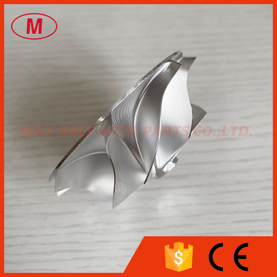TD04 reverse 50.00/67.00mm 8+0blades Point Milling, Snake Curve,Twisted Blade, Performance Turbo billet compressor wheel