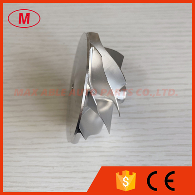 reverse 54.28/67.40mm 9+0 Blades point milling turbo aluminum 2618/billet compressor wheel bore:6.35mm