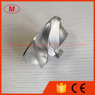 reverse 54.28/67.40mm 9+0 Blades point milling turbo aluminum 2618/billet compressor wheel bore:6.35mm
