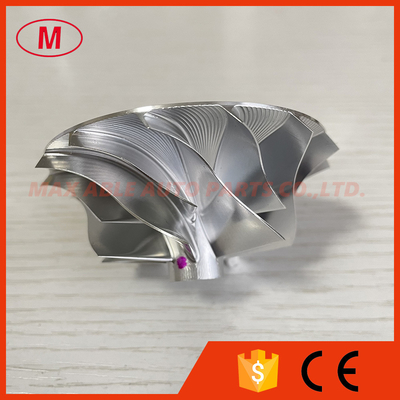 GT3576 53.11/73.00mm 7+7 blades turbo milling/aluminum 2618/billet compressor wheel