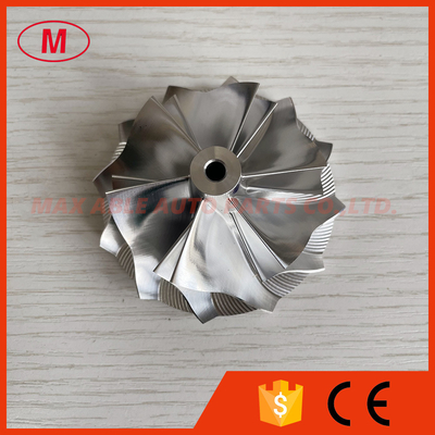 K04 54.20/66.56mm 6+6 blades turbo milling/aluminum 2618/billet compressor wheel