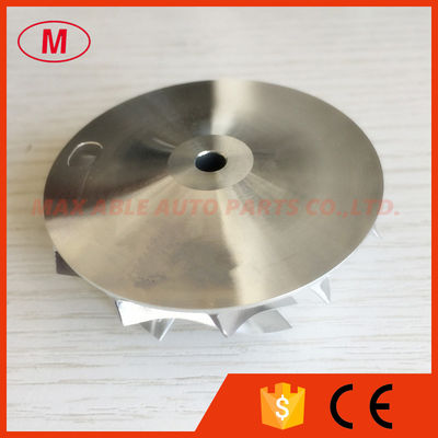 TD04HL 18T 45.01/56.02mm 6+6 blades 49189-43800 Turbocharger milling/aluminum 2618/billet compressor wheel
