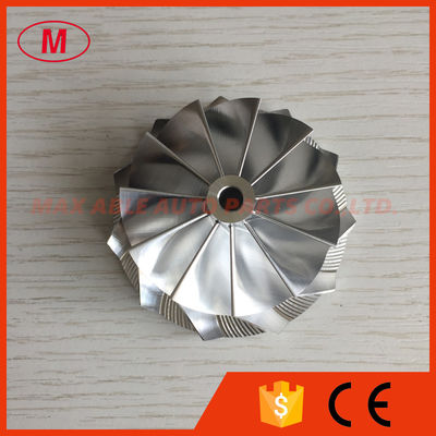 TD04HL 20T 49189-X 47.04/58.00mm 11+0 blades Turbo Billet compressor wheel for 49189-07220 nose:11.63mm
