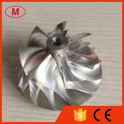 K26 5326-123-2209 54.64/71.00mm 7+7 blades Turbo milling/aluminum 2618/billet compressor wheel for 5326-970-7700