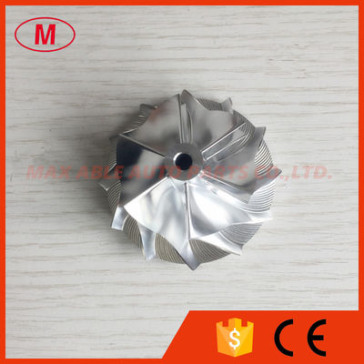 GT15-25 44.39/60.01mm 6+6 Blades 784369-0002/787571-0002 high performance milling/aluminum 2618/billet compressor wheel