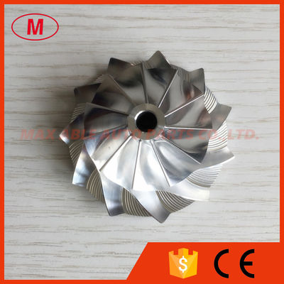 T25 446335-0009 38.10/53.97mm 11+0 blades turbo Billet/milling/aluminum 2618 compressor wheel for 452055-0004/8