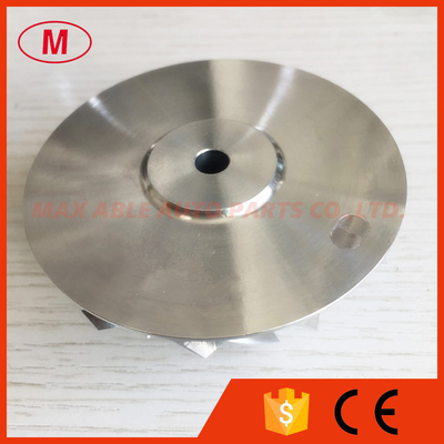 T04B 51.65/69.96mm 6+6 blades 409179-0023 14201-Z5601 Turbo Aluminum 2618 /milling/billet compressor wheel
