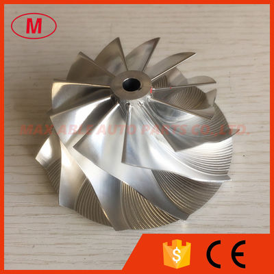 GT3037 11+0 blades 57.04/76.13mm 452708-0001 bore 5.99mm Performance billet compressor wheel for  700382-12/700177-7