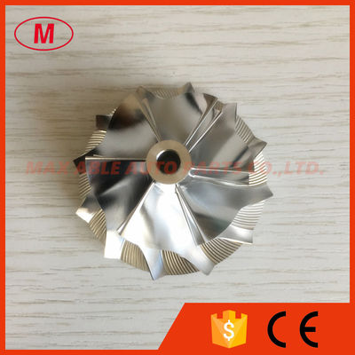 RHF4 37.60/51.00mm 6+6 blades high performance turbo milling/aluminum 2618/Billet compressor wheel for VJ44/A2710903680