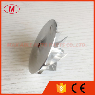 RHF5 38.10/52.50mm 6+6 blades NH454052 Turbo milling/aluminum 2618/billet compressor wheel for VIDG