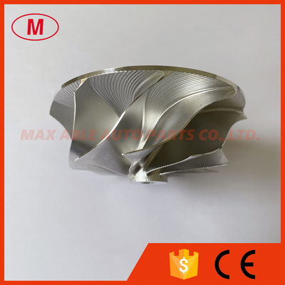 reverse 9+0 blades 62.00/76.00mm point milling snake curve turbo milling/aluminum 2618/billet compressor wheel