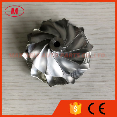 GT15-25 point milling 50.20/65.00mm 10+0 Blades 702549-0008HF V1 high performance aluminum 2618/billet compressor wheel