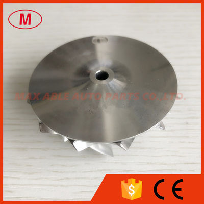 RHF5 44.90/58.00mm 6+6 blades high performance milling/aluminum 2618/billet compressor wheel for VF54