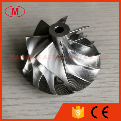 RHF5 41.24/56.00mm 7+7 blades Turbo milling/aluminum 2618/billet compressor wheel for ISUZU VIFB