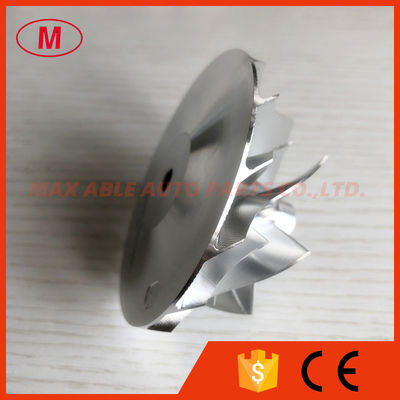 GT2871 452546-0005 53.11/70.98mm 7+7 blades turbo milling/aluminum 2618/billet compressor wheel for 452546-0005/Trim56