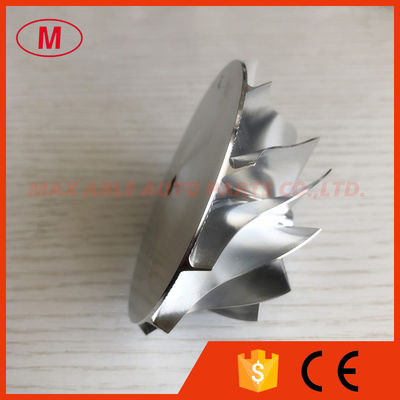 GTX3076 11+0 blades 58.00/76.13mm Bore:6.00 high performance turbo milling/aluminum 2618/billet compressor wheel