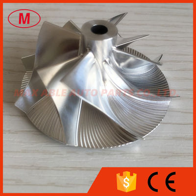 K04 38.10/50.96mm 5304-123-2029 1302-003-404 4+4 blades turbo milling/aluminum 2618/billet compressor wheel