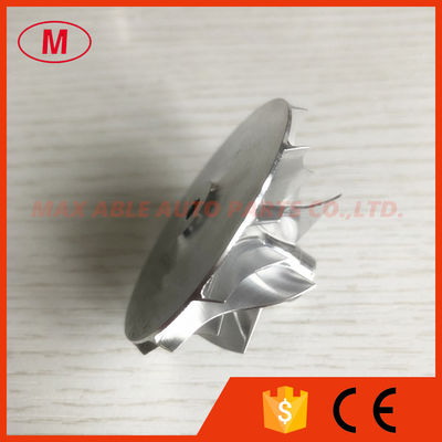 K04 5304-123-2043 37.84/50.96mm 6+6 blades turbo milling/aluminum 2618/billet compressor wheel for 5303-988-0099/102