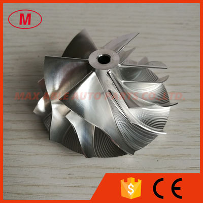 TD04HL 6+6 blades 49.62/61.01mm high performance turbocharger milling/aluminum 2618/billet compressor wheel